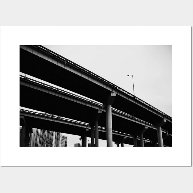 Miami River under I-95 Wall Art by Fine-co